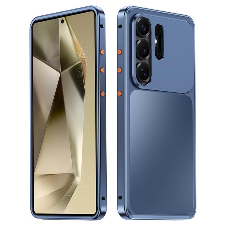Custodia per telefono in metallo con fibbia magnetica, For Samsung Galaxy S26 Ultra 5G, For Samsung Galaxy S25 Ultra 5G, For Samsung Galaxy S24 Ultra 5G, For Samsung Galaxy S23 Ultra 5G