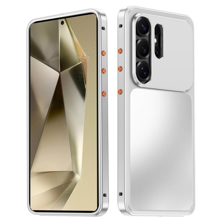 Custodia per telefono in metallo con fibbia magnetica, For Samsung Galaxy S26 Ultra 5G, For Samsung Galaxy S25 Ultra 5G, For Samsung Galaxy S24 Ultra 5G, For Samsung Galaxy S23 Ultra 5G