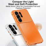 Custodia per telefono in metallo con fibbia magnetica, For Samsung Galaxy S26 Ultra 5G, For Samsung Galaxy S25 Ultra 5G, For Samsung Galaxy S24 Ultra 5G, For Samsung Galaxy S23 Ultra 5G