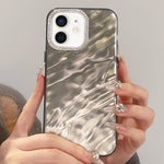 Custodia per telefono con cornice per lenti in strass e design rugoso, For iPhone 12, For iPhone 12 Pro Max, For iPhone 12 Pro, For iPhone 11
