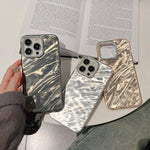 Custodia per telefono con cornice per lenti in strass e design rugoso, For iPhone 12, For iPhone 12 Pro Max, For iPhone 12 Pro, For iPhone 11