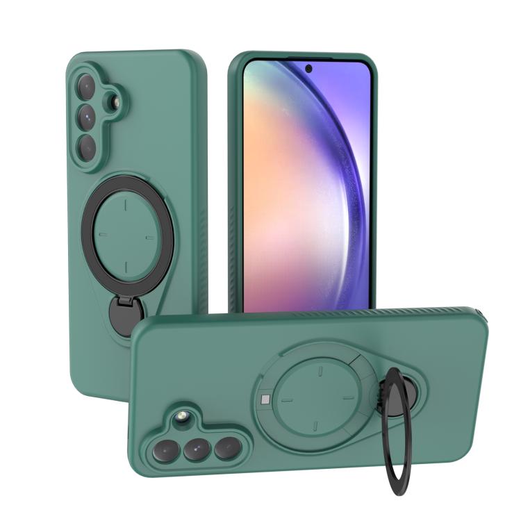 Custodia per telefono Ring Shield MagSafe in TPU con supporto girevole a 360 gradi, For Samsung Galaxy A57 5G, For Samsung Galaxy A37 5G, For Galaxy A17 5G