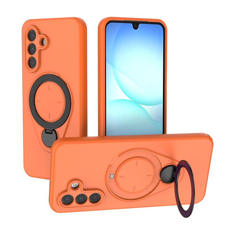 Custodia per telefono Ring Shield MagSafe in TPU con supporto girevole a 360 gradi, For Samsung Galaxy A57 5G, For Samsung Galaxy A37 5G, For Galaxy A17 5G