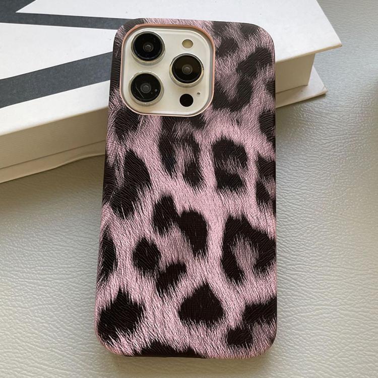 Custodia per telefono in PU con stampa leopardata e texture effetto pelle., For iPhone 13 Pro, For iPhone 13, For iPhone 12, For iPhone 12 Pro Max, For iPhone 12 Pro, For iPhone 11 Pro Max, For iPhone 11, For iPhone 11 Pro