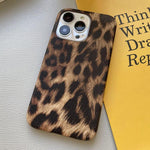 Custodia per telefono in PU con stampa leopardata e texture effetto pelle., For iPhone 13 Pro, For iPhone 13, For iPhone 12, For iPhone 12 Pro Max, For iPhone 12 Pro, For iPhone 11 Pro Max, For iPhone 11, For iPhone 11 Pro