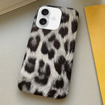 Custodia per telefono in PU con stampa leopardata e texture effetto pelle., For iPhone 17 Pro Max, For iPhone 17 Pro, For iPhone 17, For iPhone 16 Pro Max, For iPhone 16 Pro, For iPhone 16 Plus, For iPhone 16, For iPhone 15 Pro Max