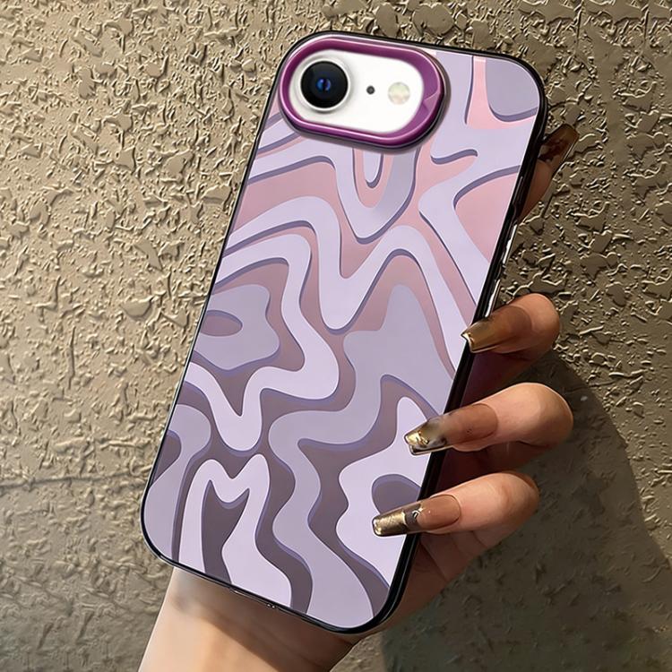 Custodia per telefono 2 in 1 in PC IMD con motivo a strisce ondulate e finitura satinata., For iPhone 17e / 16e, For iPhone 17 Pro Max, For iPhone 17 Pro, For iPhone 17