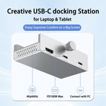 Hub docking station 7 porte USB Type-C 3.2 con morsetto