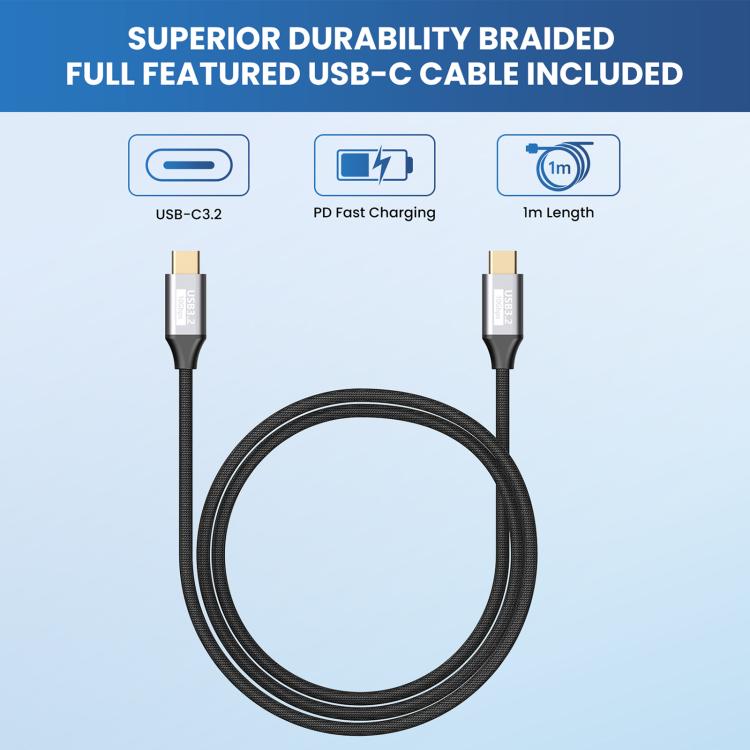 Hub docking station 7 porte USB Type-C 3.2 con morsetto