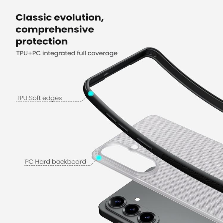 NILLKIN Super Frosted Shield Pro - Custodia per telefono in PC e TPU, For Samsung Galaxy S26+ 5G, For Samsung Galaxy S26 Ultra 5G, For Samsung Galaxy S26 5G
