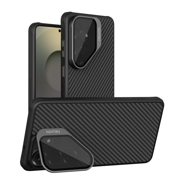 NILLKIN Custodia magnetica per telefono CamShield in CarboProp nero traslucido, For Samsung Galaxy S26 Ultra 5G, For Samsung Galaxy S25 Ultra 5G