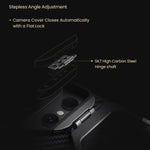 NILLKIN Custodia magnetica per telefono CamShield in CarboProp nero traslucido, For Samsung Galaxy S26 Ultra 5G, For Samsung Galaxy S25 Ultra 5G
