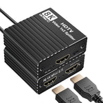H12 8K 60Hz 1 In 2 Out Ultra HD HDMI Video Splitter, H12