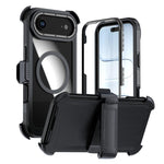 Custodia magnetica per telefono in acrilico a copertura totale con clip posteriore., For iPhone Air, For iPhone 16 Pro Max, For iPhone 16 Pro