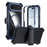 Custodia magnetica per telefono in acrilico a copertura totale con clip posteriore., For iPhone Air, For iPhone 16 Pro Max, For iPhone 16 Pro