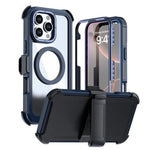 Custodia magnetica per telefono in acrilico a copertura totale con clip posteriore., For iPhone Air, For iPhone 16 Pro Max, For iPhone 16 Pro