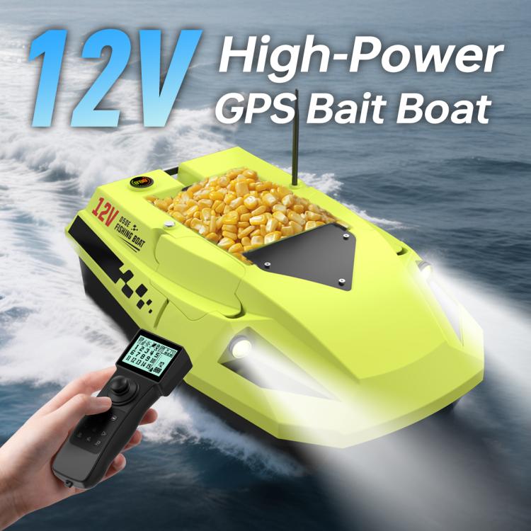 D50E Barca da pesca intelligente ad alta velocità con telecomando GPS e sensore sonar., EU Plug, US Plug, UK Plug