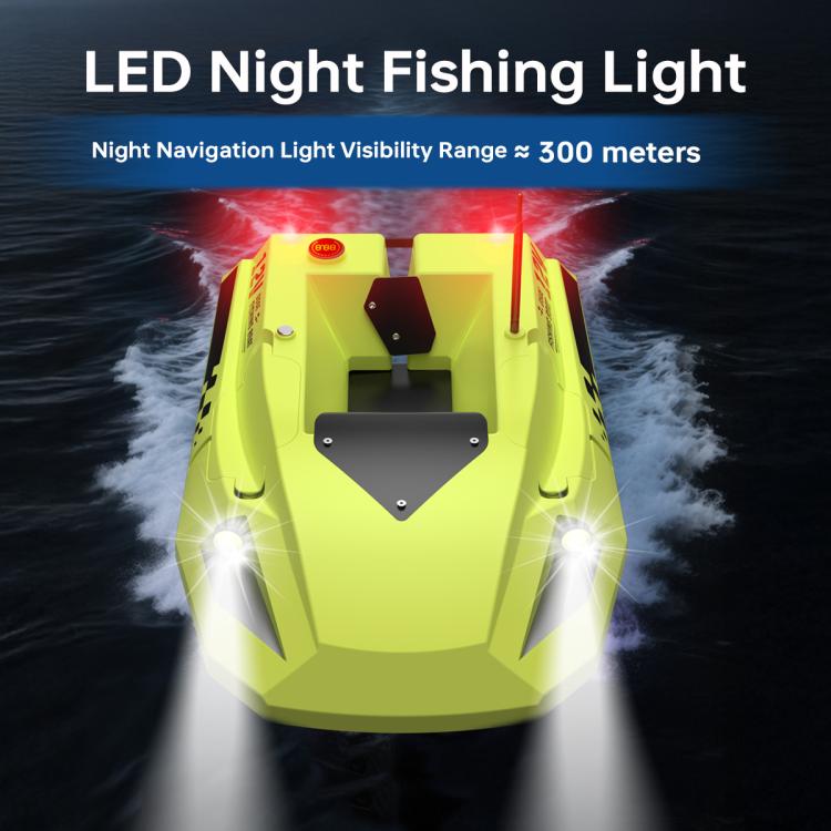 D50E Barca da pesca intelligente ad alta velocità con telecomando GPS e sensore sonar., EU Plug, US Plug, UK Plug