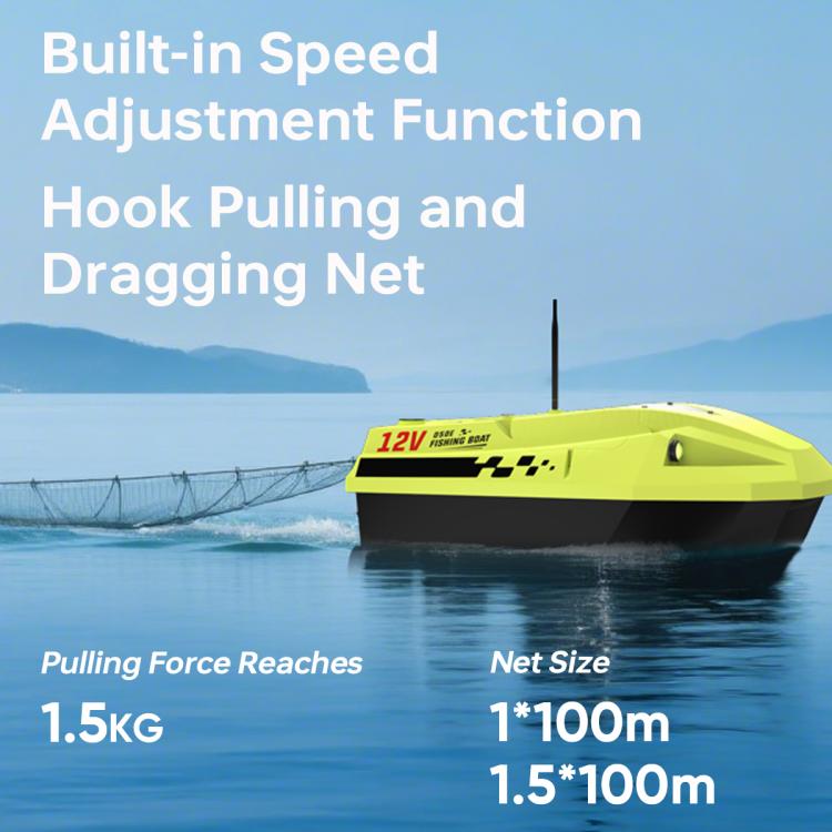 D50E Barca da pesca intelligente ad alta velocità con telecomando GPS e sensore sonar., EU Plug, US Plug, UK Plug