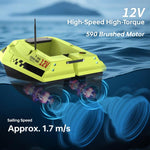D50E Barca da pesca intelligente ad alta velocità con telecomando GPS e sensore sonar., EU Plug, US Plug, UK Plug