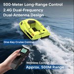 D50E Barca da pesca intelligente ad alta velocità con telecomando GPS e sensore sonar., EU Plug, US Plug, UK Plug
