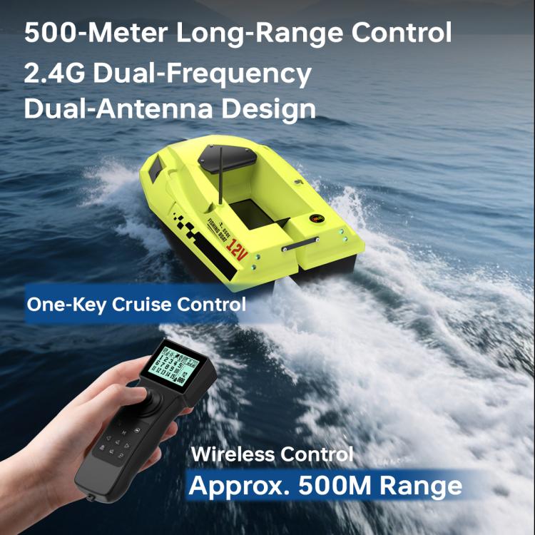 D50E Barca da pesca intelligente ad alta velocità con telecomando GPS e sensore sonar., EU Plug, US Plug, UK Plug