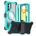 Custodia magnetica per telefono in acrilico a copertura totale con clip posteriore., For Samsung Galaxy A56 5G, For Samsung Galaxy A26 5G, For Samsung Galaxy A36 5G