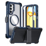 Custodia magnetica per telefono in acrilico a copertura totale con clip posteriore., For Samsung Galaxy A56 5G, For Samsung Galaxy A26 5G, For Samsung Galaxy A36 5G