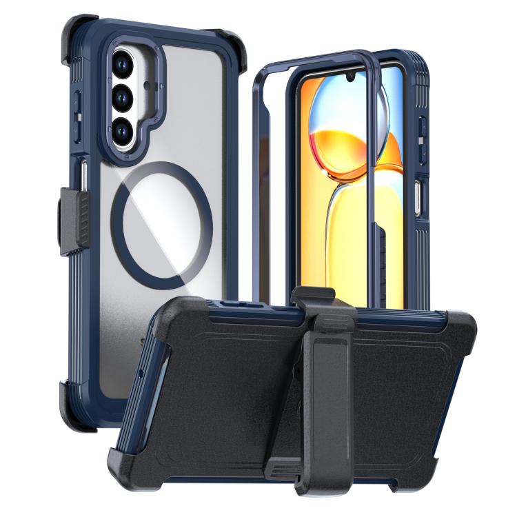 Custodia magnetica per telefono in acrilico a copertura totale con clip posteriore., For Samsung Galaxy A56 5G, For Samsung Galaxy A26 5G, For Samsung Galaxy A36 5G