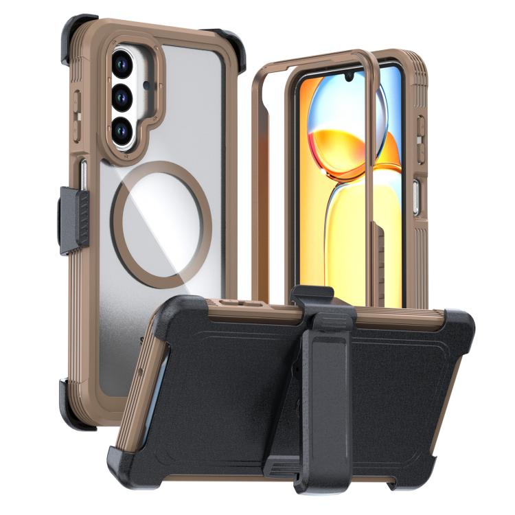 Custodia magnetica per telefono in acrilico a copertura totale con clip posteriore., For Samsung Galaxy A56 5G, For Samsung Galaxy A26 5G, For Samsung Galaxy A36 5G