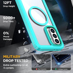 Custodia magnetica per telefono in acrilico a copertura totale con clip posteriore., For Samsung Galaxy A56 5G, For Samsung Galaxy A26 5G, For Samsung Galaxy A36 5G