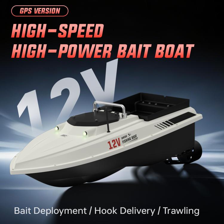 D80E Barca da pesca intelligente ad alta potenza con telecomando GPS e sensore sonar., EU Plug, US Plug, UK Plug