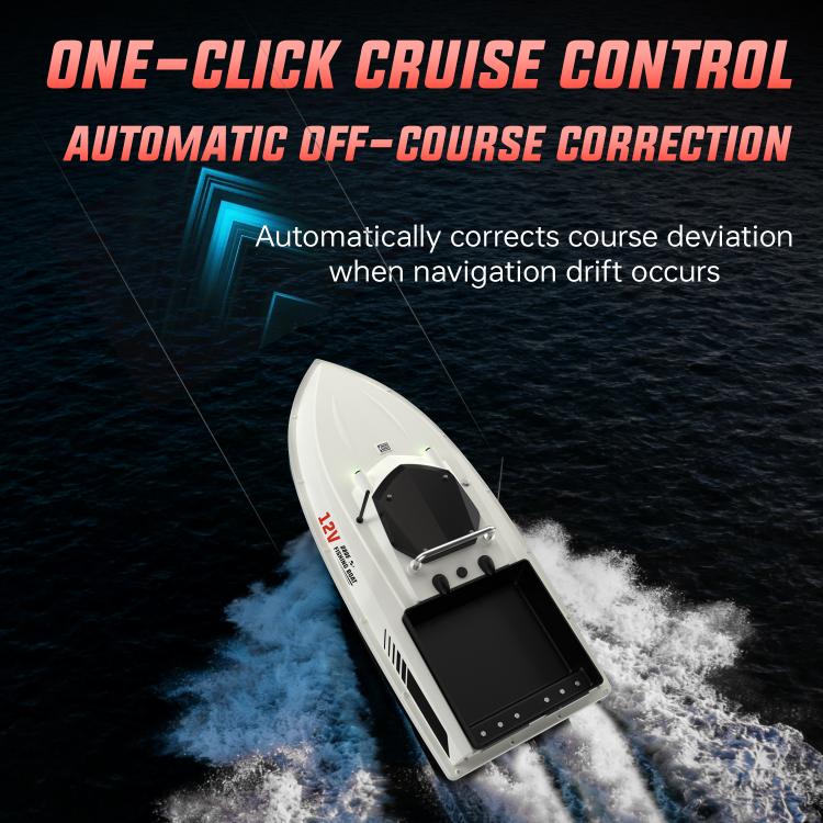 D80E Barca da pesca intelligente ad alta potenza con telecomando GPS e sensore sonar., EU Plug, US Plug, UK Plug