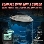 D80E Barca da pesca intelligente ad alta potenza con telecomando GPS e sensore sonar., EU Plug, US Plug, UK Plug