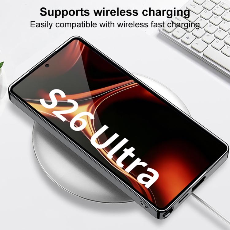 Custodia per telefono GKK in ecopelle galvanizzata con blocchi di colore., For Samsung Galaxy S26 Ultra 5G
