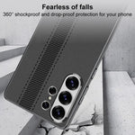 Custodia per telefono GKK in ecopelle galvanizzata con blocchi di colore., For Samsung Galaxy S26 Ultra 5G