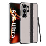 Custodia per telefono GKK in ecopelle galvanizzata con blocchi di colore., For Samsung Galaxy S26 Ultra 5G