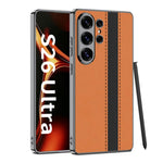 Custodia per telefono GKK in ecopelle galvanizzata con blocchi di colore., For Samsung Galaxy S26 Ultra 5G
