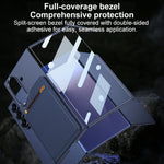 Custodia per telefono GKK ultra sottile con magnete integrato e porta carte inclinato, For Samsung Galaxy Z TriFold
