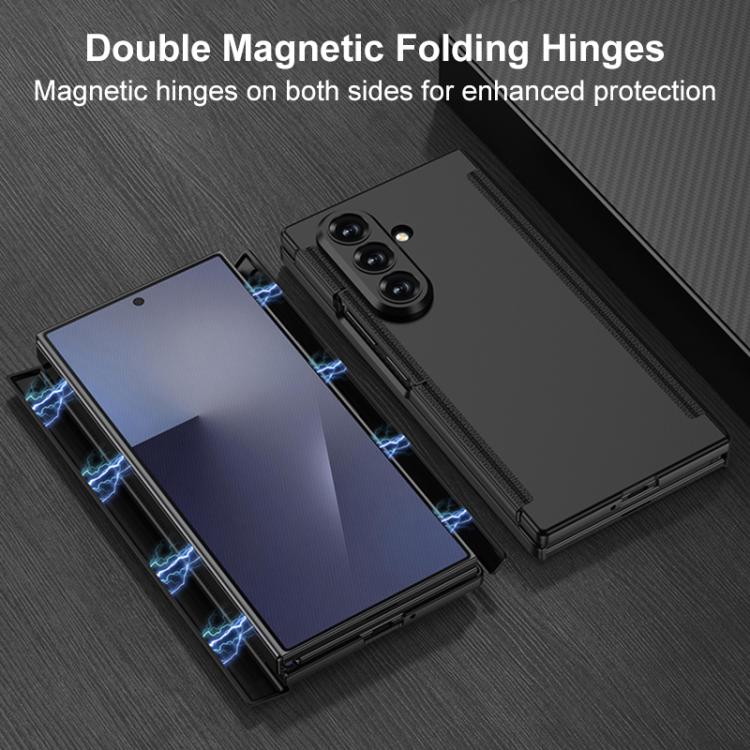 Custodia per telefono pieghevole a copertura totale con doppia cerniera magnetica GKK, For Samsung Galaxy Z TriFold