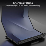 Custodia per telefono pieghevole a copertura totale con doppia cerniera magnetica GKK, For Samsung Galaxy Z TriFold