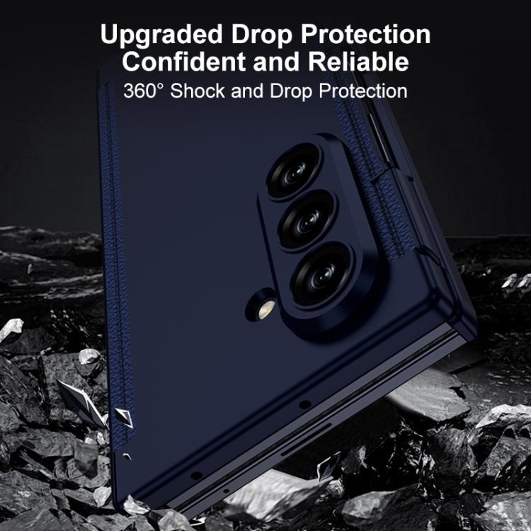 Custodia per telefono pieghevole a copertura totale con doppia cerniera magnetica GKK, For Samsung Galaxy Z TriFold