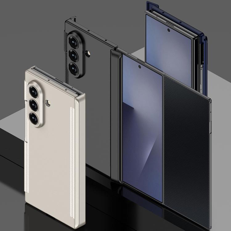 Custodia per telefono pieghevole a copertura totale con doppia cerniera magnetica GKK, For Samsung Galaxy Z TriFold