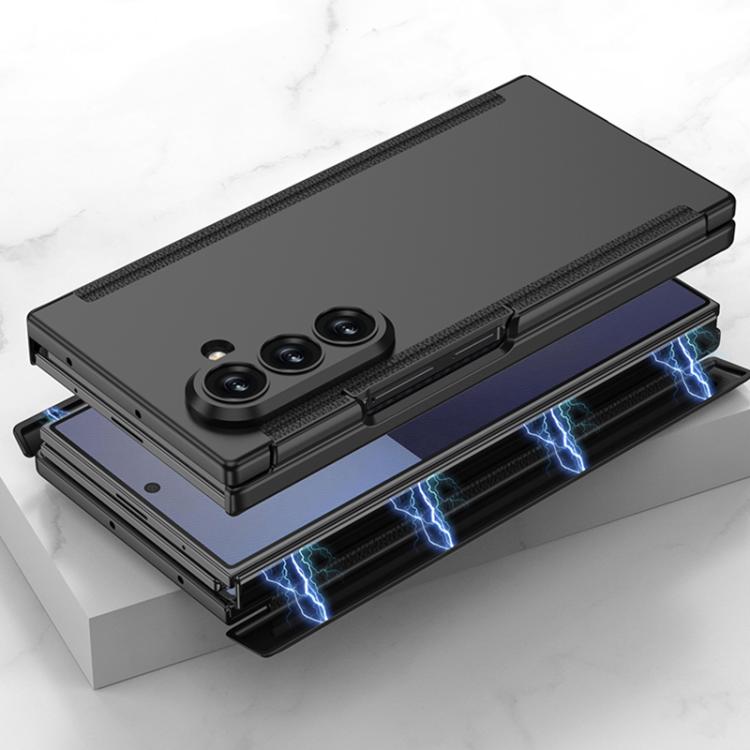Custodia per telefono pieghevole a copertura totale con doppia cerniera magnetica GKK, For Samsung Galaxy Z TriFold