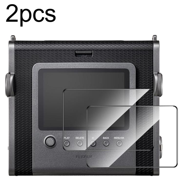 2 pellicole in vetro temperato HD antigraffio e anti-impronta, For FUJIFILM instax WIDE Evo, For FUJIFILM instax mini Evo