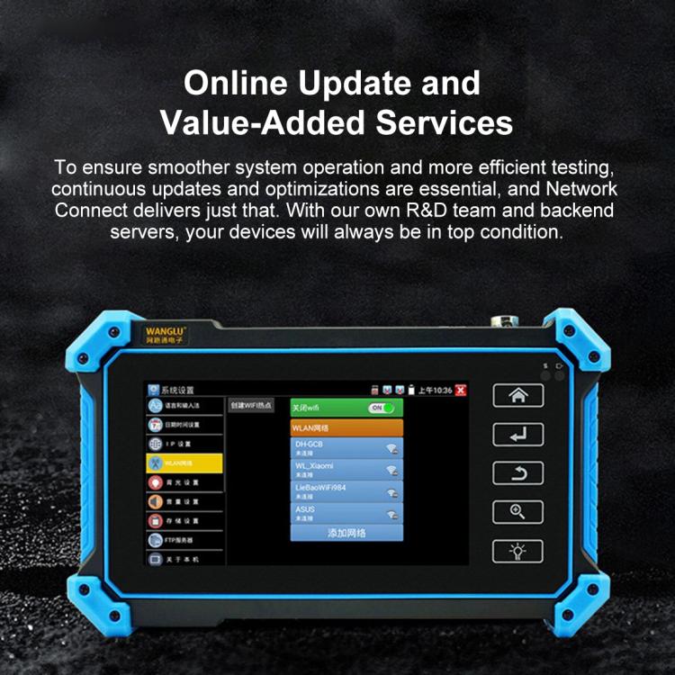 Tester integrato per sistemi di videosorveglianza coassiale simulato IPC-5100CPlus Network Engineering Treasure, US Plug, EU Plug, UK Plug, AU Plug
