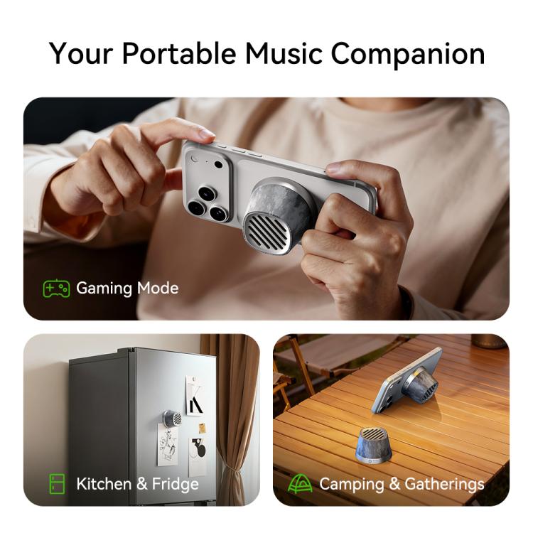 Altoparlante Bluetooth ROCK K13 Pro Mini con ricarica wireless magnetica