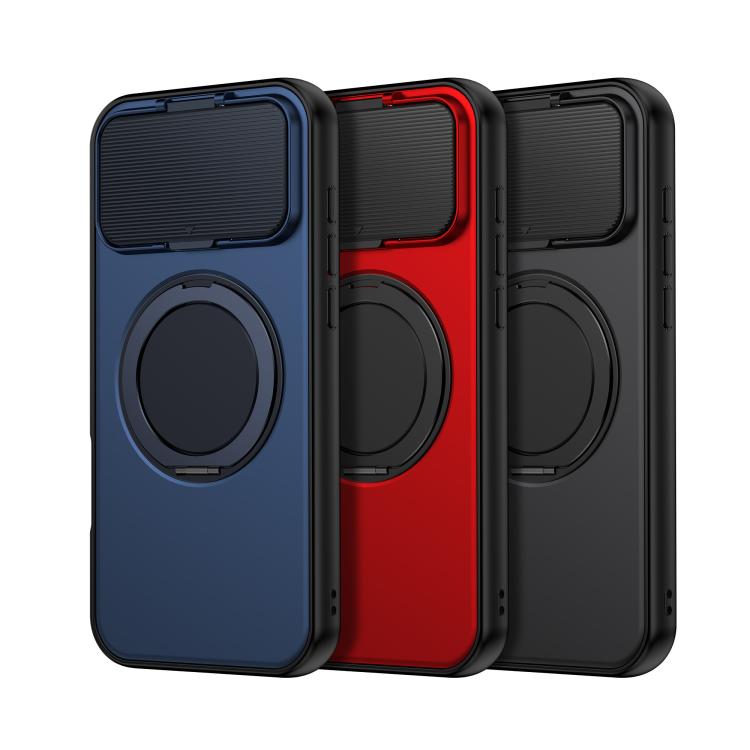 ShellGod - Supporto magnetico girevole con protezione per obiettivo in PC TPU - Custodia ibrida per telefono, For iPhone 18 Pro / 17 Pro, For iPhone 18 Pro Max / 17 Pro Max
