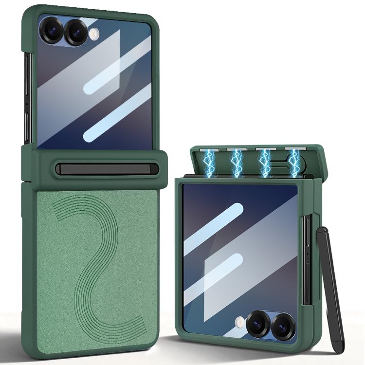 Custodia protettiva integrale per telefono VIETAO Cool Pro Series con vetro temperato per la privacy., For Samsung Galaxy Z Flip7 5G, For Samsung Galaxy Z Flip6 5G