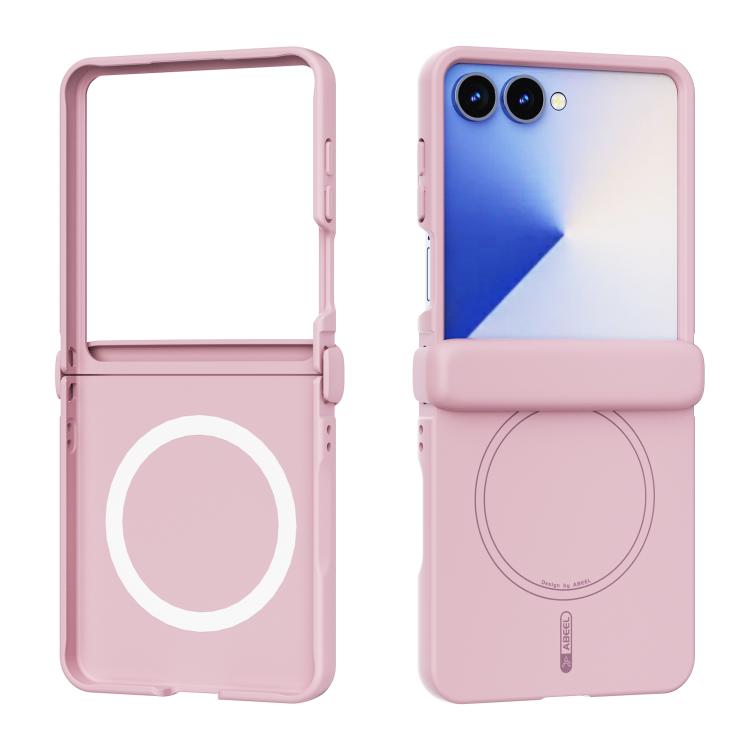 Custodia magnetica per telefono ABEEL 3 in 1 in silicone liquido, delicata sulla pelle., For Galaxy Z Flip8 5G, For Samsung Galaxy Z Flip7 5G, For Samsung Galaxy Z Flip6, For Samsung Galaxy Z Flip5